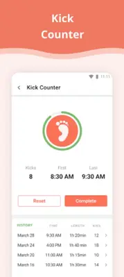 Pregnancy Tracker android App screenshot 5